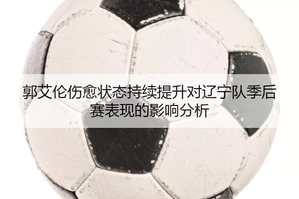 郭艾伦伤愈状态持续提升对辽宁队季后赛表现的影响分析